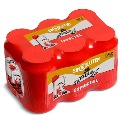 Cerveza sin gluten Dia Ramblers pack 6 x 33 cl-0