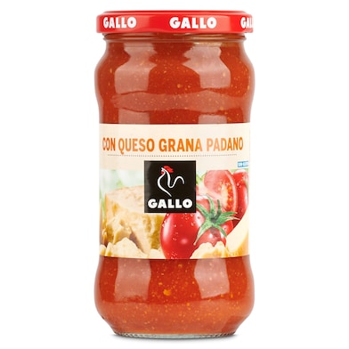 Salsa de tomate con queso grana padano Gallo 350 g-0