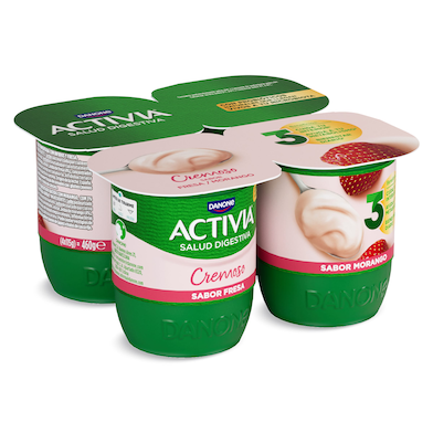 Bífidus cremoso con fresa Activia 4 x 115 g-0 Bífidus cremoso con fresa Activia 4 x 115 g-0