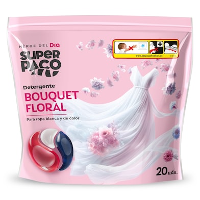 Detergente en cápsulas floral Dia Super Paco 20 unidades-0 Detergente en cápsulas floral Dia Super Paco 20 unidades-0