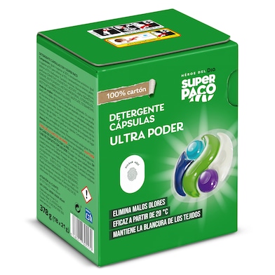 Detergente en cápsulas ultra poder Dia Super Paco 18 unidades-0 Detergente en cápsulas ultra poder Dia Super Paco 18 unidades-0