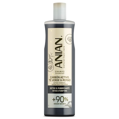 Champú carbón activo Anian 400 ml-0 Champú carbón activo Anian 400 ml-0