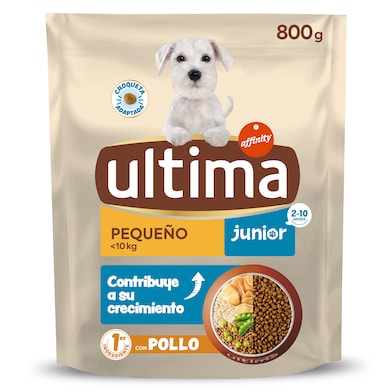 Alimento para perros mini junior con pollo Ultima 800 g-0 Alimento para perros mini junior con pollo Ultima 800 g-0