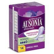Compresas incontinencia normal Ausonia 14 unidades