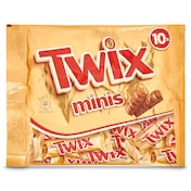 Mini barritas de chocolate y galleta rellena de caramelo Twix 227 g