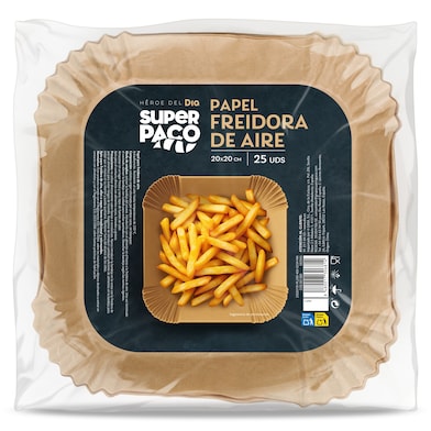 Papel para freidora de aire Dia Super Paco 25 unidades-0
