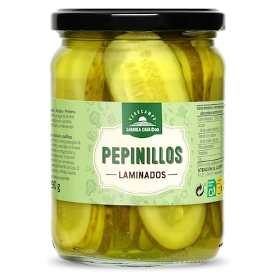 Pepinillos laminados Dia Vegecampo 290 g-0