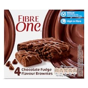 Barritas de brownie de chocolate Fibre one 96 g