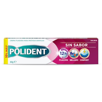 Crema fijadora para prótesis dental sin sabor Polident 44 g-0