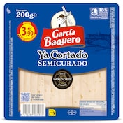 Queso semicurado cortado García Baquero 200 g