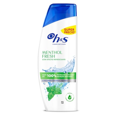 Champú menthol fresh H&S 250 ml-0 Champú menthol fresh H&S 250 ml-0