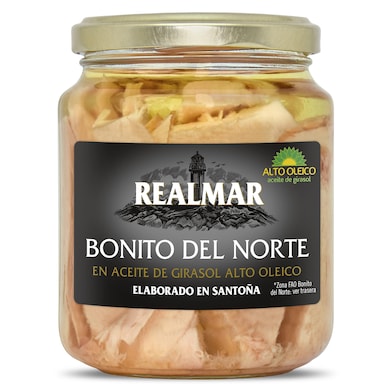 Bonito del Norte en aceite de girasol alto oleico Realmar 228 g-0 Bonito del Norte en aceite de girasol alto oleico Realmar 228 g-0