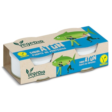 Preparado vegano sabor atún Dia Vegedia 2 x 80 g-0 Preparado vegano sabor atún Dia Vegedia 2 x 80 g-0