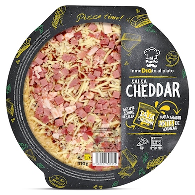 Pizza con salsa cheddar Dia Al Punto 410 g-0 Pizza con salsa cheddar Dia Al Punto 410 g-0