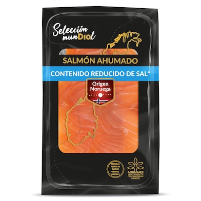 Salmón ahumado reducido en sal Dia Selección Mundial 100 g-0