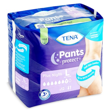 Pants de incontinencia plus night talla L Tena 12 unidades-0 Pants de incontinencia plus night talla L Tena 12 unidades-0