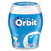 Chicles sabor menta sin azúcar Orbit 46 unidades