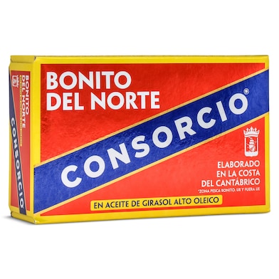 Bonito en aceite de girasol alto oleico Consorcio 80 g-0 Bonito en aceite de girasol alto oleico Consorcio 80 g-0