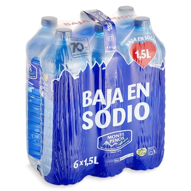 Agua mineral Monte Pinos pack 6 x 1.5 L-0 Agua mineral Monte Pinos pack 6 x 1.5 L-0