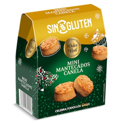 Mantecados de canela sin gluten Dia Dulce Noel 180 g-0