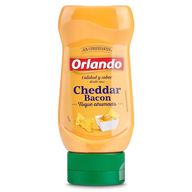 Salsa cheddar bacon Orlando 245 g-0 Salsa cheddar bacon Orlando 245 g-0