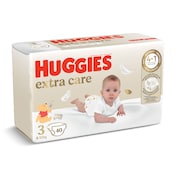 Pañales 6-10 kg talla 3 Huggies Extra Care 40 unidades