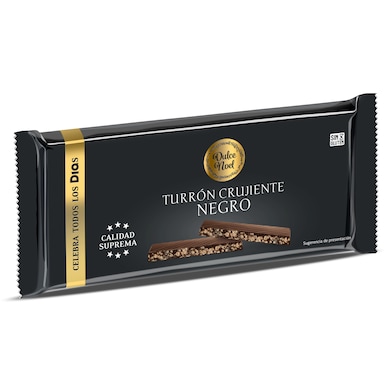 Turrón crujiente de chocolate negro Dia Dulce Noel 150 g-0 Turrón crujiente de chocolate negro Dia Dulce Noel 150 g-0
