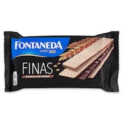 Barquillos finos de chocolate negro Fontaneda 92 g