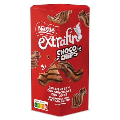 Cereales crujientes con chocolate con leche choco chips Nestlé 115 g-0 Cereales crujientes con chocolate con leche choco chips Nestlé 115 g-0