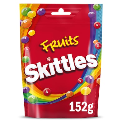 Caramelos masticables sabor fruta ácida fruits Skittles 152 g-0 Caramelos masticables sabor fruta ácida fruits Skittles 152 g-0
