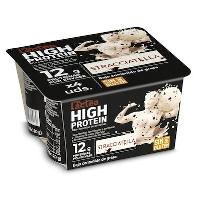 Yogur de stracciatella alto en proteínas Dia Láctea 4 x 120 g-0 Yogur de stracciatella alto en proteínas Dia Láctea 4 x 120 g-0