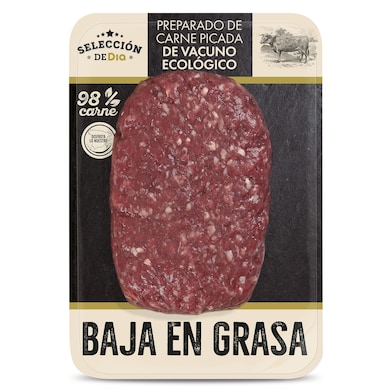 Carne picada de vacuno ecológico baja en grasa Selección de Dia 300 g-0 Carne picada de vacuno ecológico baja en grasa Selección de Dia 300 g-0
