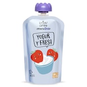 Alimento infantil lácteo con puré de fresa Dia Fruticampo 100 g