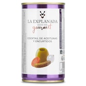 Cocktail de aceitunas y encurtidos La explanada 185 g