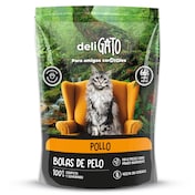 Alimento para gatos anti bolas con pollo Dia Deligato 800 g