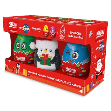 Huevos de chocolate + peluche Nestlé 80 g-0 Huevos de chocolate + peluche Nestlé 80 g-0