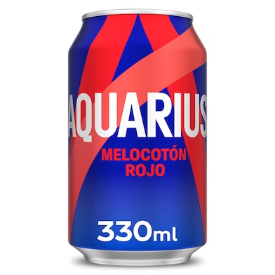 Aquarius de melocotón rojo lata 330 ml-0