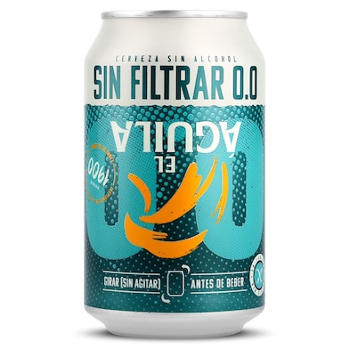 Cerveza sin filtrar 0,0 El águila 33 cl-0 Cerveza sin filtrar 0,0 El águila 33 cl-0