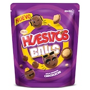 Cereales cubiertos de chocolate y galleta balls Huesitos 140 g