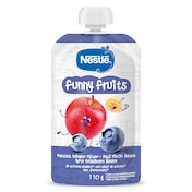 Puré de arándanos, manzana y plátano funny fruits Nestlé 110 g