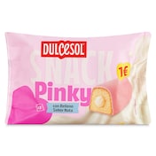 Flaminguitos rosas rellenos de crema con leche Dulcesol 150 g