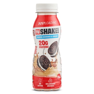 Batido alto en proteínas sabor cookie cream Just loading 225 ml-0 Batido alto en proteínas sabor cookie cream Just loading 225 ml-0