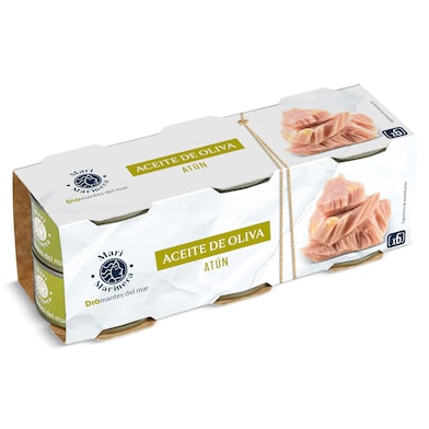 Atún en aceite de oliva Dia Mari Marinera 6 x 52 g-0 Atún en aceite de oliva Dia Mari Marinera 6 x 52 g-0