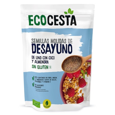 Semillas molidas de lino con coco y almendra Ecocesta 200 g-0 Semillas molidas de lino con coco y almendra Ecocesta 200 g-0