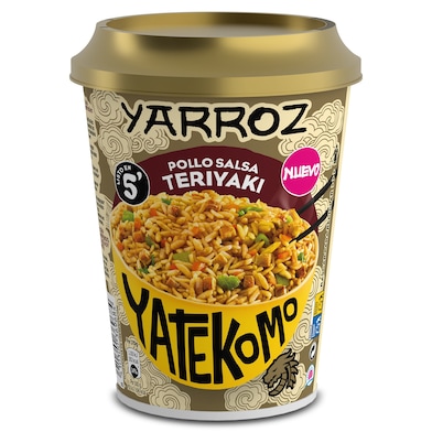 Yarroz con pollo teriyaki Gallina Blanca Yatekomo 84 g-0
