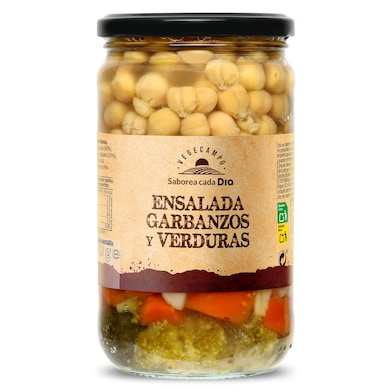Ensalada de garbanzos y verduras Dia Vegecampo 370 g-0
