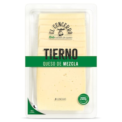 Queso tierno Dia El Cencerro 200 g-0 Queso tierno Dia El Cencerro 200 g-0