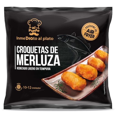 Croquetas de merluza y langostino Dia Al Punto 350 g-0 Croquetas de merluza y langostino Dia Al Punto 350 g-0