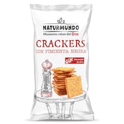 Galletas crackers con pimienta negra Dia Naturmundo 100 g