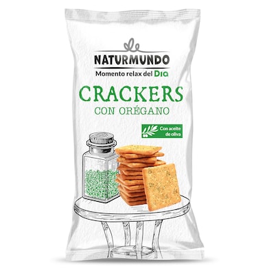Galletas crackers con orégano Dia Naturmundo 100 g-0 Galletas crackers con orégano Dia Naturmundo 100 g-0